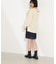 バックシャンボクシーニット