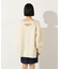 バックシャンボクシーニット