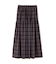 チェックティアードスカート