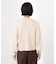 クルーネックフェザーカーディガン
