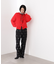 クルーネックフェザーカーディガン