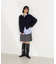 クルーネックフェザーカーディガン