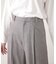 ウール混ツイルセンタープレスパンツ