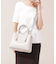 WEB限定／ディライト カシメハンドルショルダーバッグ