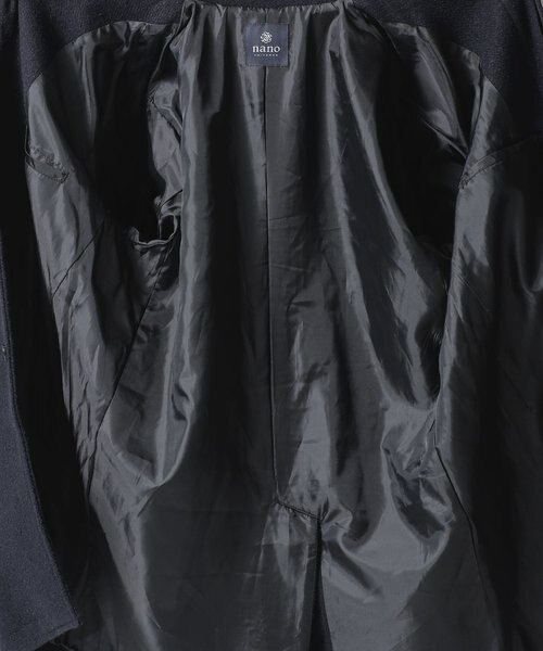 ウールミックススタンドカラーコート｜ナノ・ユニバースの通販｜&mall