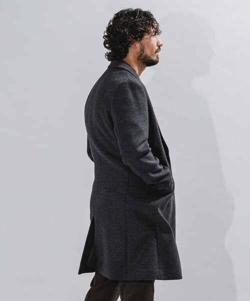 SUPER140'S メルトンチェスターコート｜ナノ・ユニバースの通販｜&mall