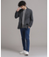 畔編みソフトニット　ジャケット