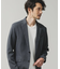 畔編みソフトニット　ジャケット