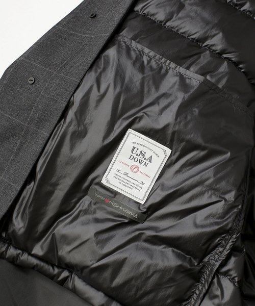 【新品】NANO UNIVERSE 西川ダウン/3WAYステンカラーコート　M 西川ダウン 3WAYステンカラーコート｜ナノ・ユニバースの