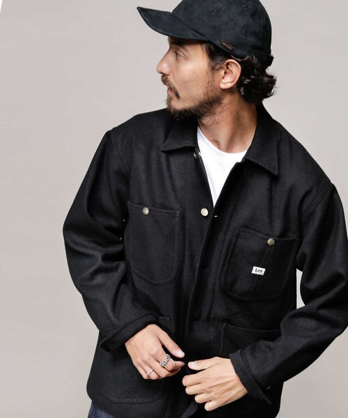 【美品】LEE nano universe別注 カバーオール L 黒 Lee／別注カバーオール｜ナノ・ユニバースの通販｜&mall（アンドモール