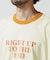 ロゴプリントトリムビッグTシャツ