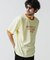 ロゴプリントトリムビッグTシャツ