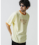 ロゴプリントトリムビッグTシャツ