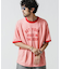ロゴプリントトリムビッグTシャツ