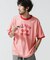 ロゴプリントトリムビッグTシャツ