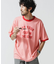 ロゴプリントトリムビッグTシャツ