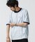 ロゴプリントトリムビッグTシャツ