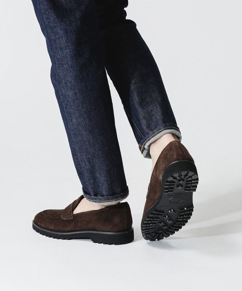 Vibram イタリア製スエードコインローファー｜ナノ・ユニバース