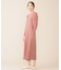 troisieme chaco／パワーショルダー ジャージーワンピース 長袖