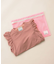 troisieme chaco／パワーショルダー ジャージーワンピース 長袖