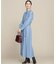 CIRCLE DENIM ギャザーデニムワンピース 長袖