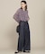CIRCLE DENIM ハイウエストワイドデニム