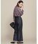 CIRCLE DENIM ハイウエストワイドデニム