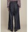 CIRCLE DENIM ハイウエストワイドデニム