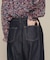CIRCLE DENIM ハイウエストワイドデニム