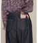 CIRCLE DENIM ハイウエストワイドデニム