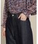 CIRCLE DENIM ハイウエストワイドデニム