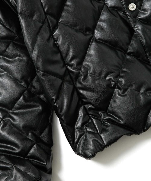 TAION／別注フェイクレザーダウン｜ナノ・ユニバースの通販｜&mall