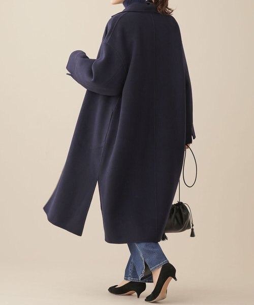 LA TORRE ダブルフェイスワイドテーラーコート｜ナノ・ユニバースの