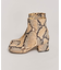 PELLICO／PYTHON FRONTE SHORT BOOTS