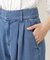 タックワイドテンセルデニムパンツ