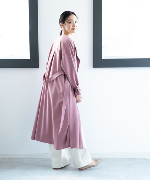 【定価4.7万】nano universe MANTECO ガウン ロングコート 定価4.7万】nano universe MANTECO ガウン ロングコート