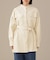 Healthy DENIM／別注Almond ベルト付コーデュロイストレッチシャツ