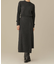 casa fline／ラップイレヘムニットドレス
