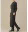 casa fline／ラップイレヘムニットドレス