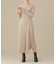 casa fline／ラップイレヘムニットドレス