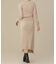 casa fline／ラップイレヘムニットドレス