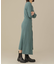 casa fline／ラップイレヘムニットドレス
