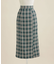 LB.04／ストレートシルエットチェック柄スカート