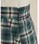 LB.04／ストレートシルエットチェック柄スカート