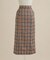 LB.04／ストレートシルエットチェック柄スカート