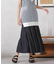 LB.03／シャーリングギャザーティアードスカート