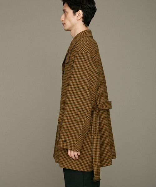 LB.01／チェックツイードカーコート｜ナノ・ユニバースの通販｜&mall