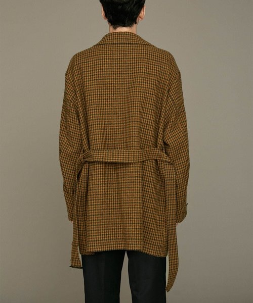 LB.01／チェックツイードカーコート｜ナノ・ユニバースの通販｜&mall
