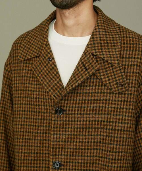 LB.01／チェックツイードカーコート｜ナノ・ユニバースの通販｜&mall