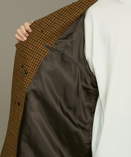 LB.01／チェックツイードカーコート｜ナノ・ユニバースの通販｜&mall